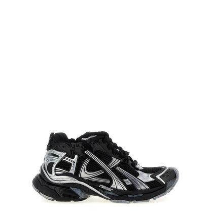 Balenciaga Black Polyethylene Athletic Sneakers