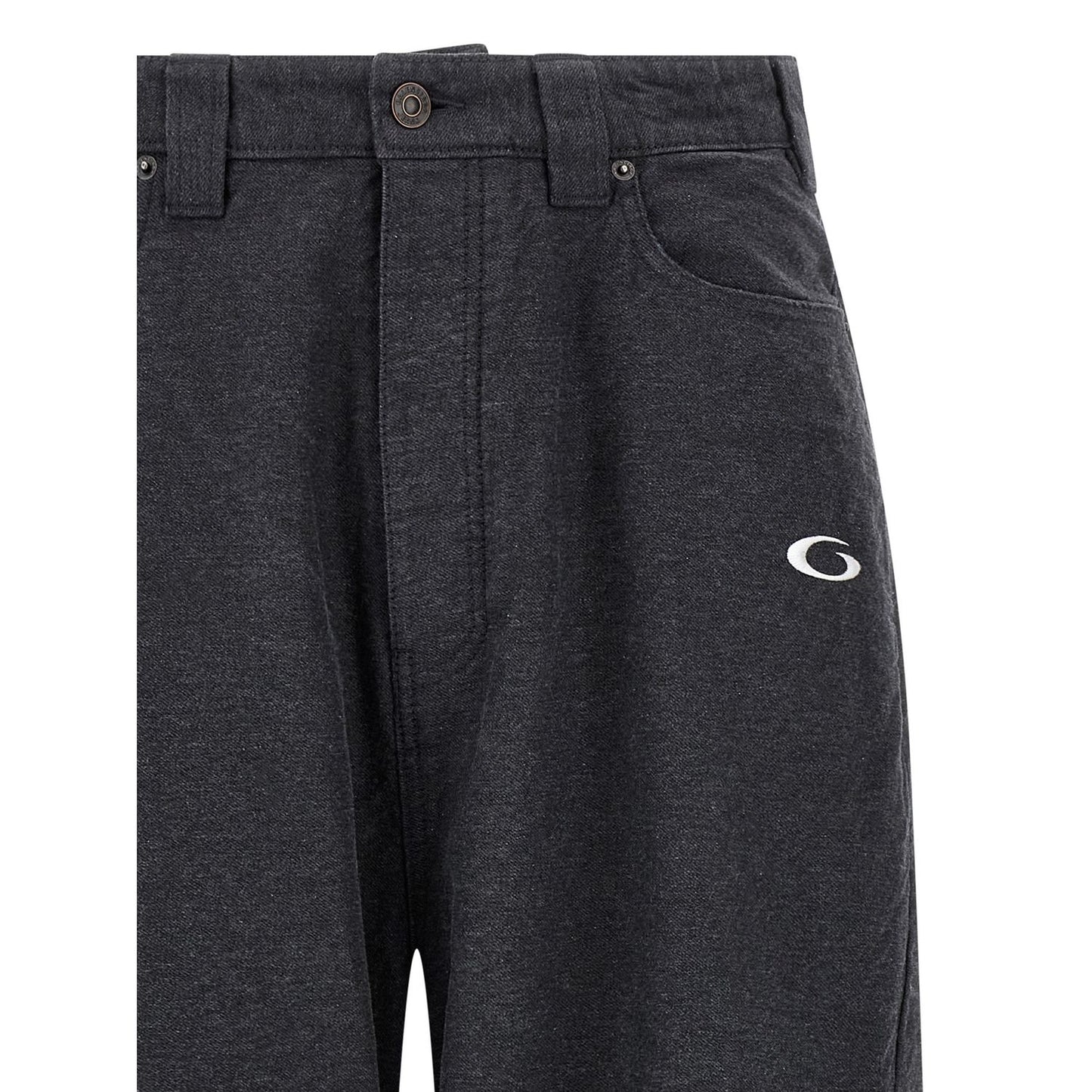 Balenciaga Gray Cotton Casual Pants