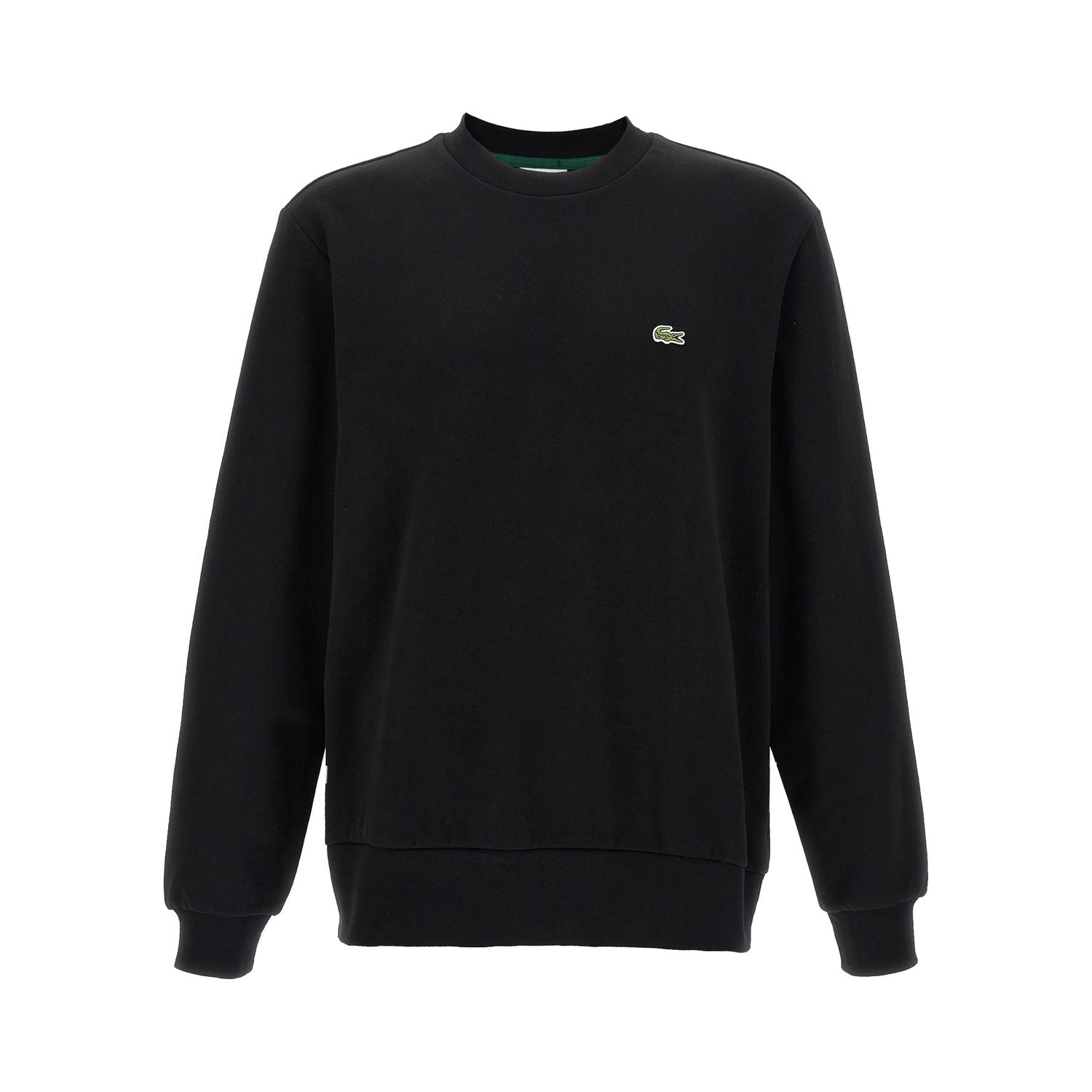 Lacoste Black Cotton Sweatshirt