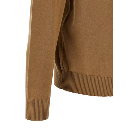 Fendi Beige Virgin Wool Cardigan