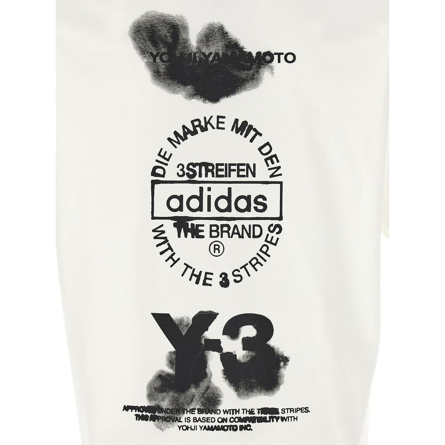 Y-3 Bicolor Cotton T-Shirt