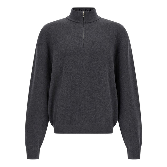 Balenciaga Gray Cotton Cardigan