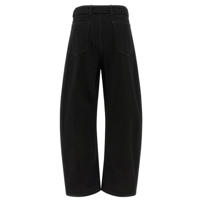 Lemaire Black Cotton Jeans Denim