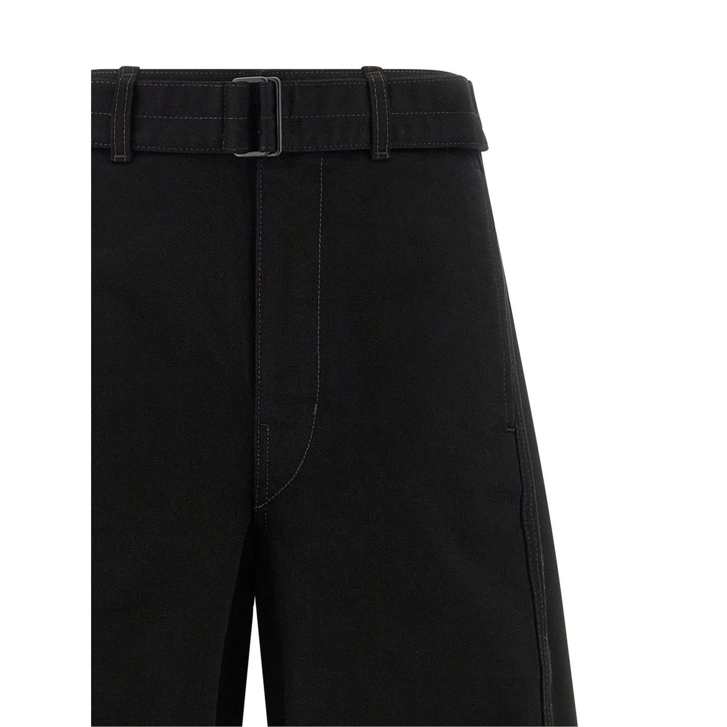 Lemaire Black Cotton Jeans Denim