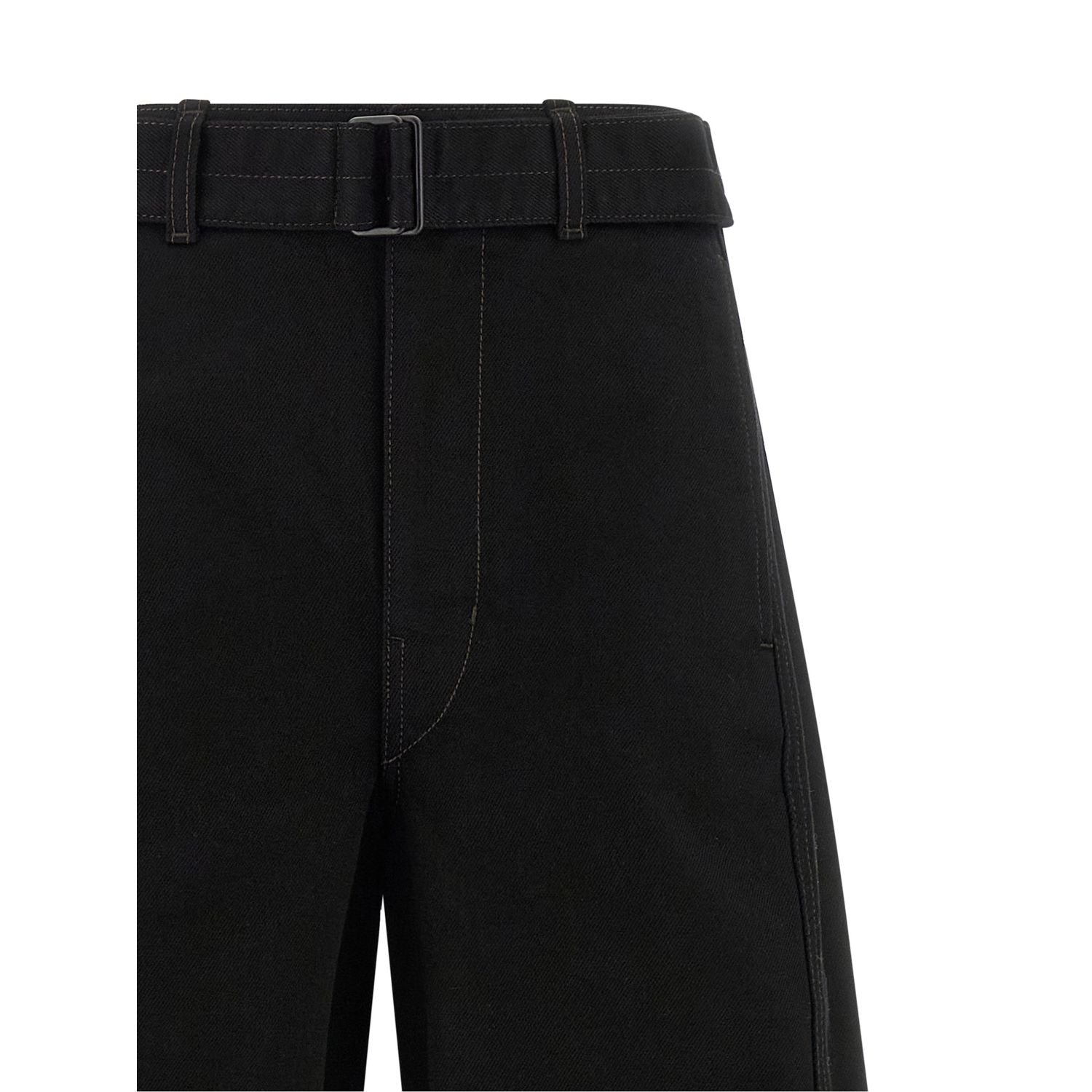 Lemaire Black Cotton Jeans Denim