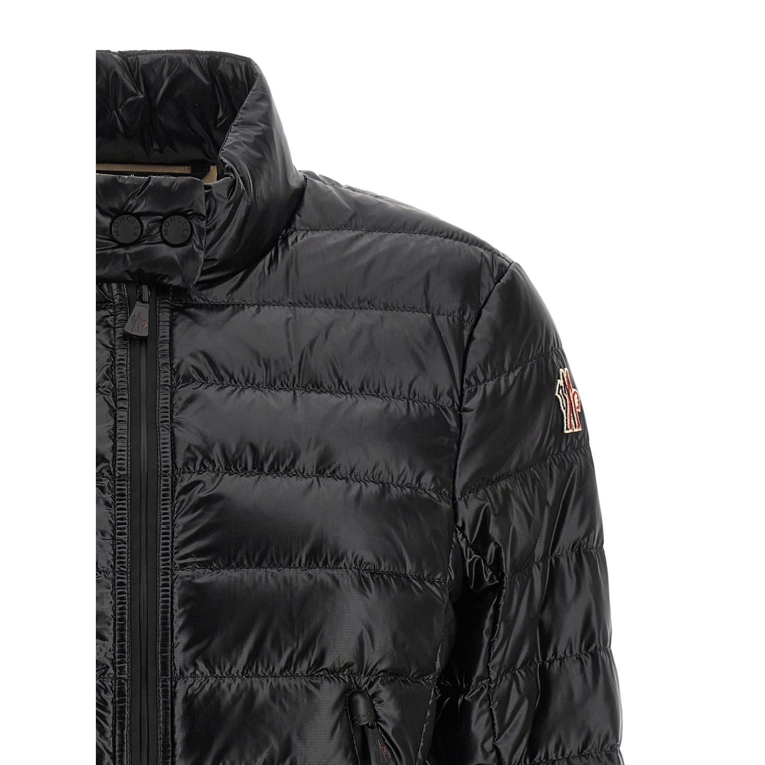 Moncler Grenoble Black Polyamide Full-Length Jacket