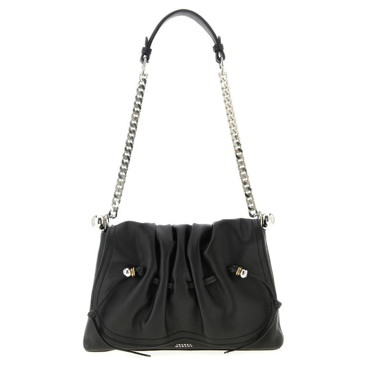 Isabel Marant Black Calfskin Shoulder Bag