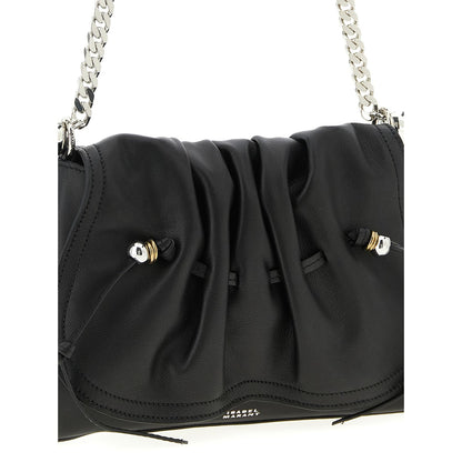 Isabel Marant Black Calfskin Shoulder Bag