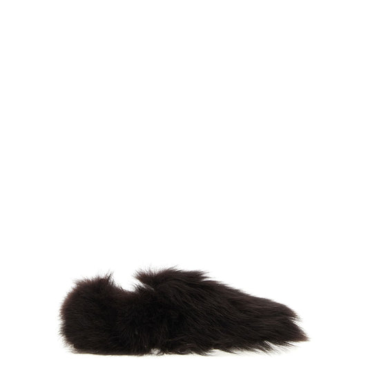 Tod's Brown Lamb Leather Slip-On Loafers