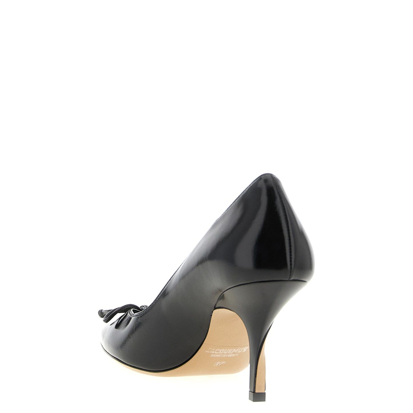 Jacquemus Black Cowhide High Heel Pumps