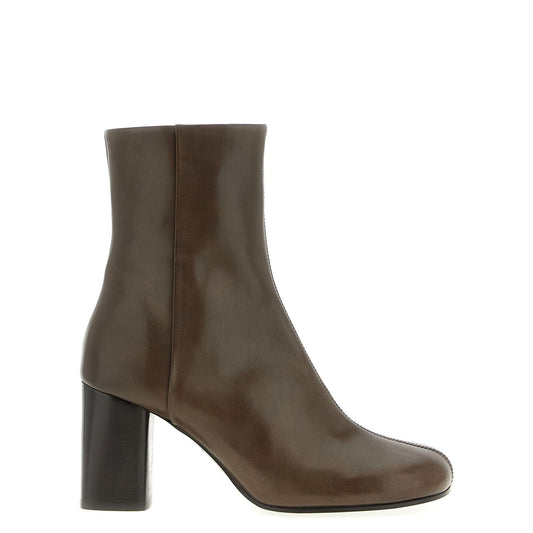 Lemaire Brown Calfskin Ankle Boots