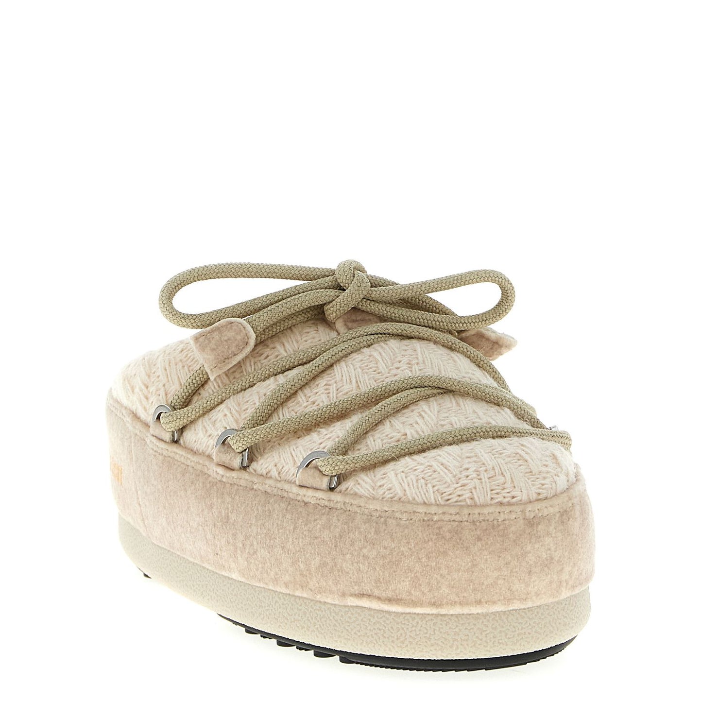 Moon Boot Beige Polyester Flat Boots