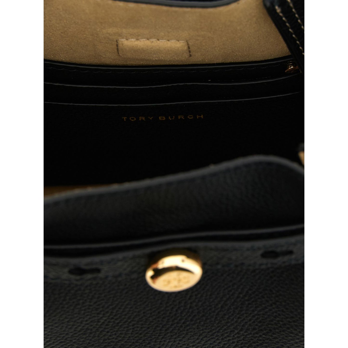 Tory Burch Black Cowhide Crossbody Bag