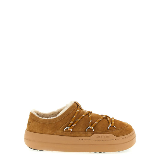 Moon Boot Brown Suede Leather Mules
