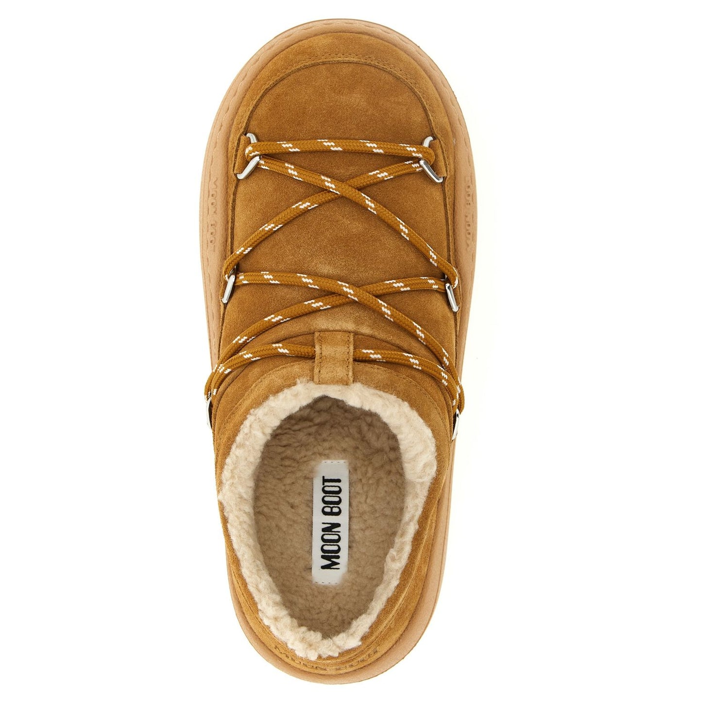 Moon Boot Brown Suede Leather Mules