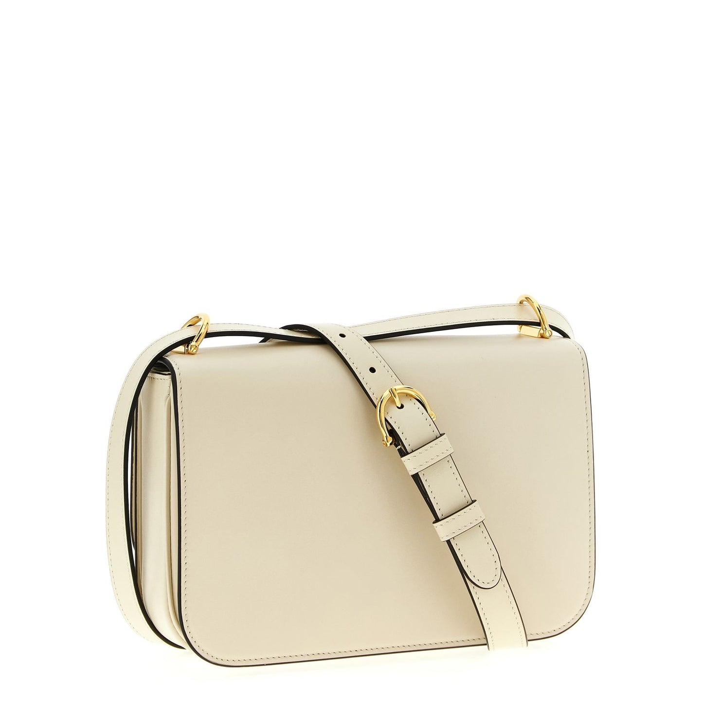 Gucci White Calfskin Shoulder Bag