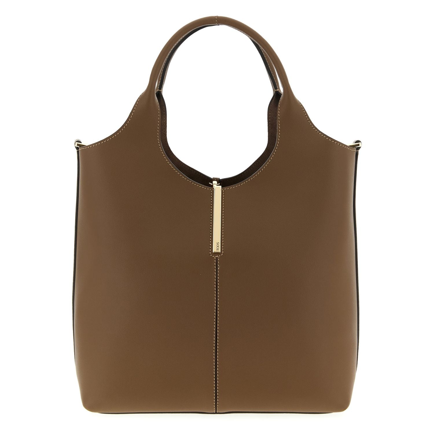 Tod's Brown Calfskin Handbag