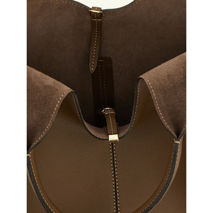 Tod's Brown Calfskin Handbag