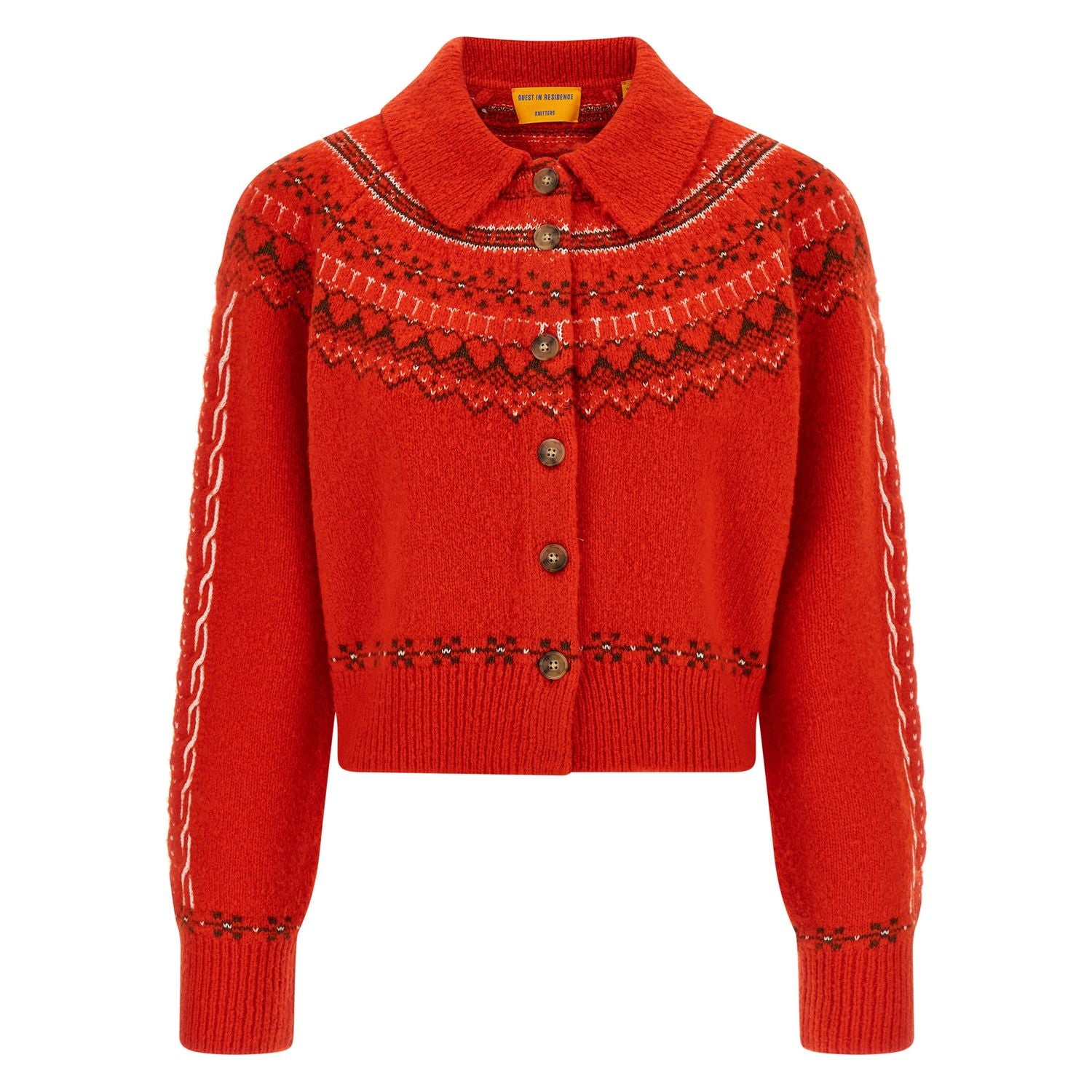 Guest in Residence Multicolor Wool Cardigan