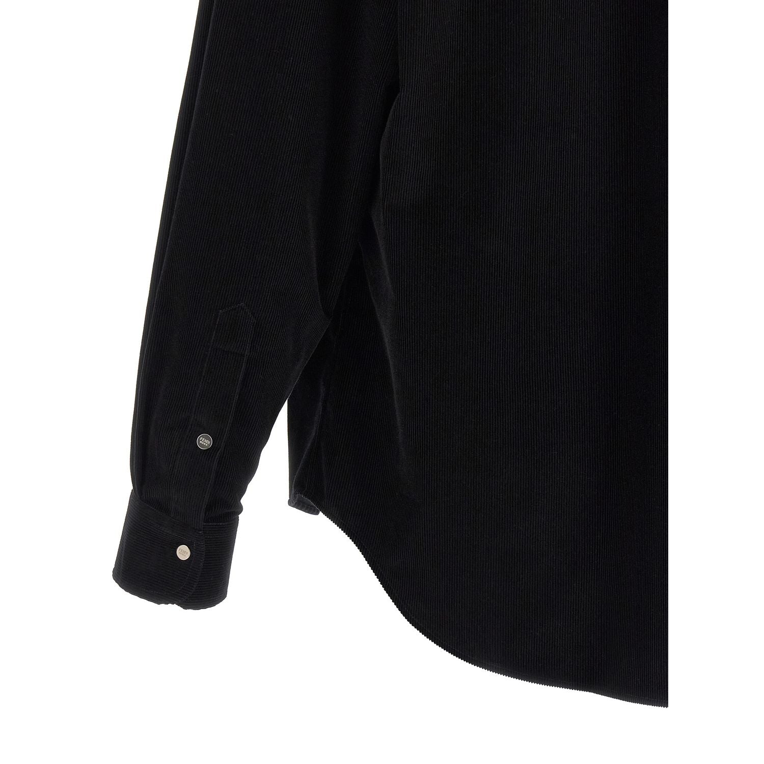 Fendi Black Cotton Blouse
