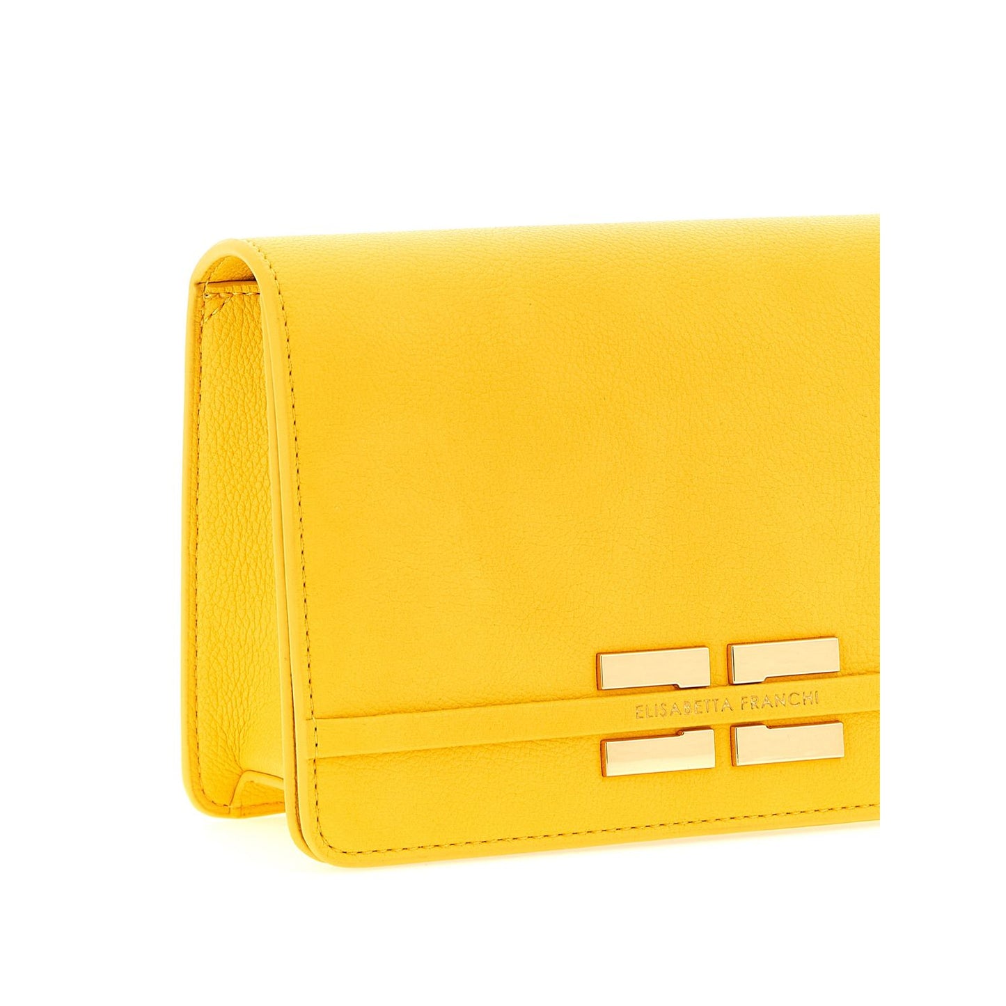 Elisabetta Franchi Bicolor Polyester Crossbody Bag