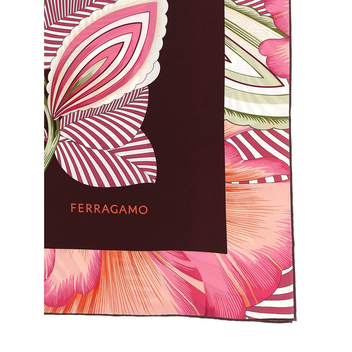 Ferragamo Multicolor Silk Scarf
