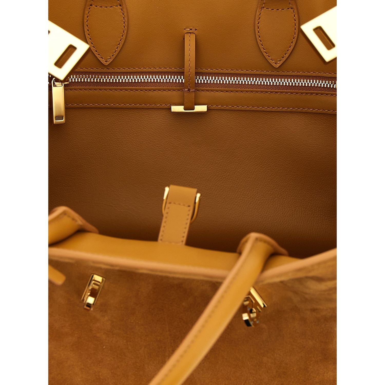 Ferragamo Beige Goatskin Handbag