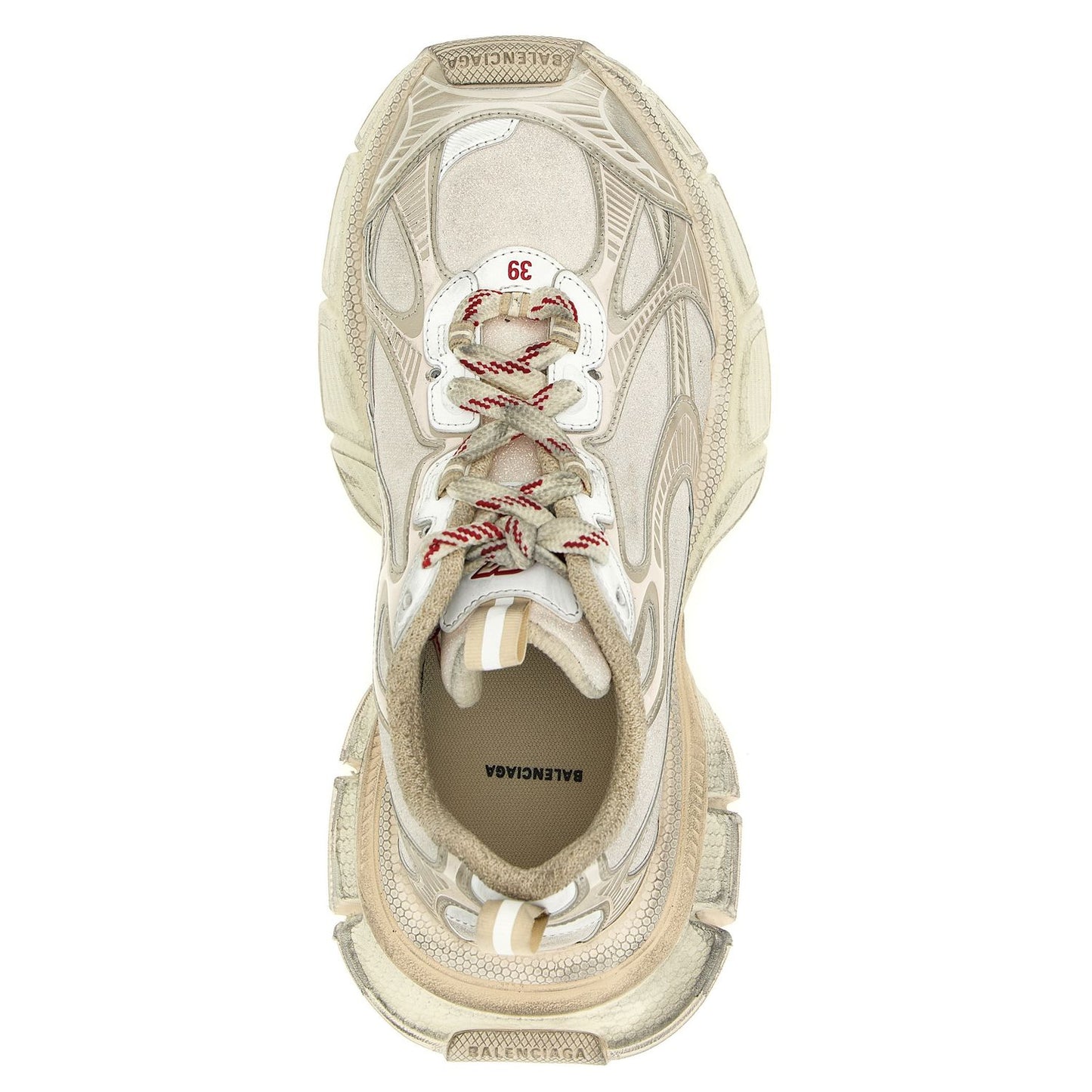 Balenciaga Silver Polyethylene Athletic Sneakers