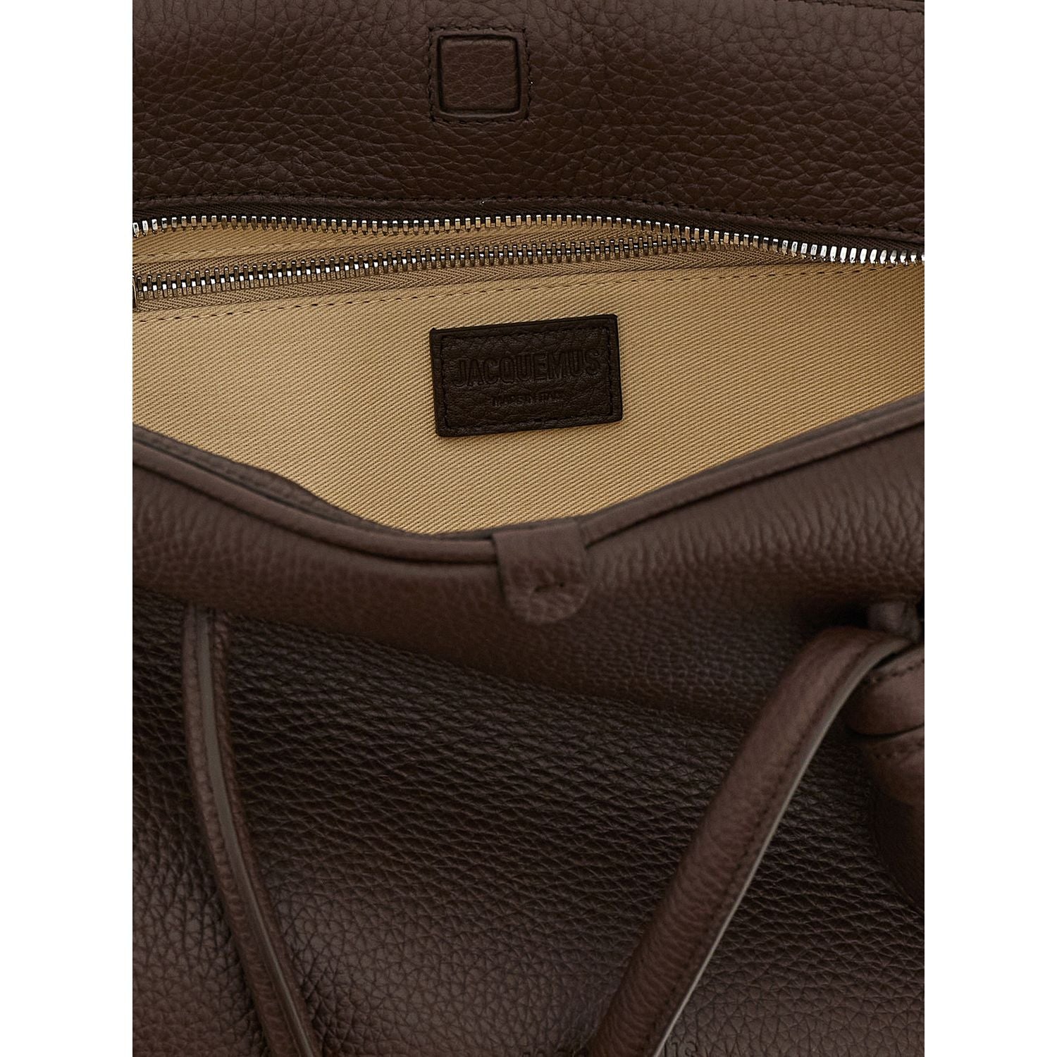 Jacquemus Brown Calfskin Shoulder Bag