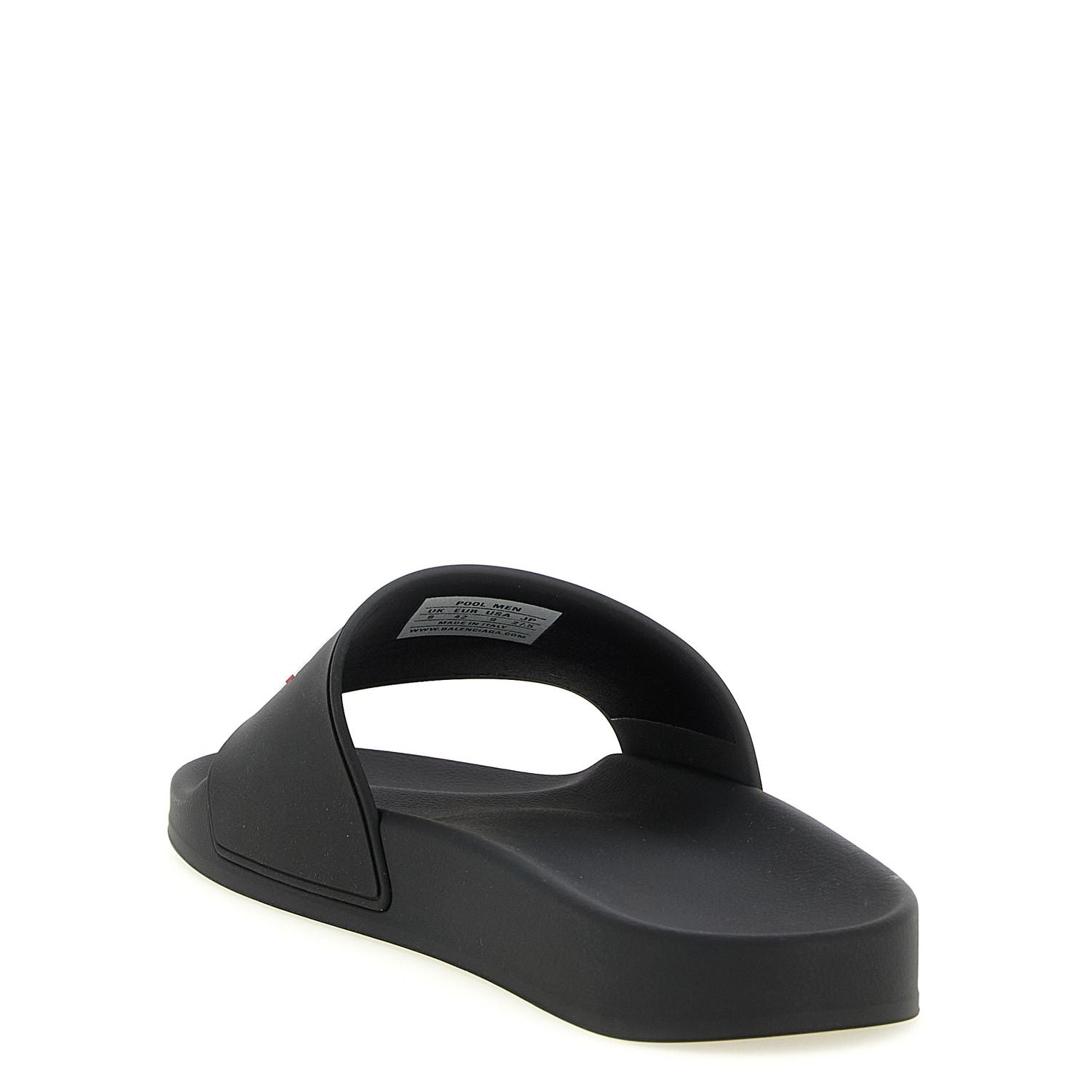 Balenciaga Black Plastic Slides