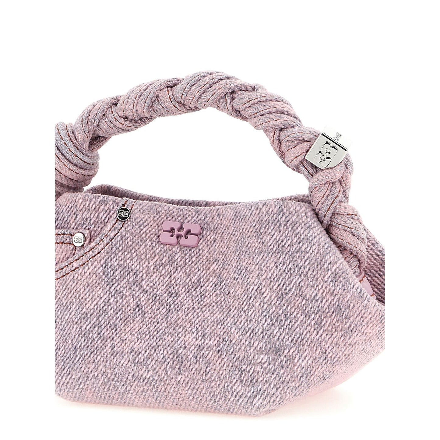 Ganni Multicolor Organic Cotton Handbag