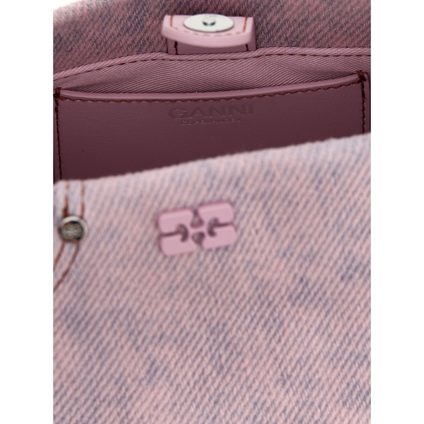 Ganni Multicolor Organic Cotton Handbag