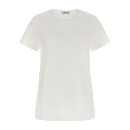 Moncler White Cotton T-Shirt