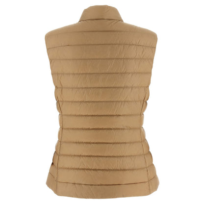 Moncler Beige Polyamide Sleeveless Jacket