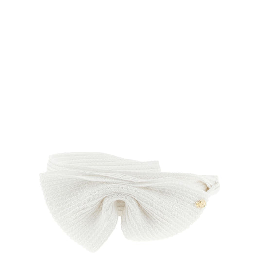 Maison Michel White Papier Headband