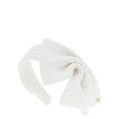 Maison Michel White Papier Headband