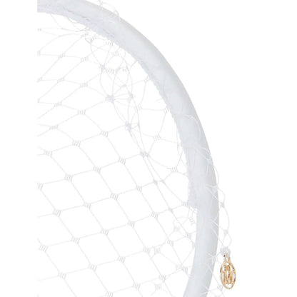 Maison Michel White Polyamide Headband