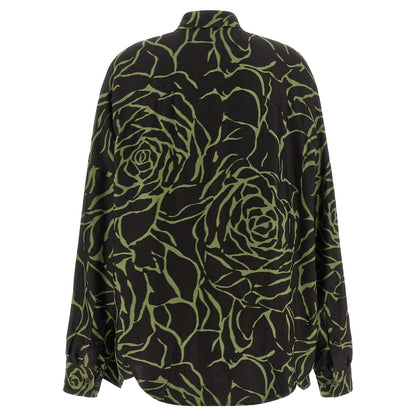 Dries Van Noten Black Viscose Blouse