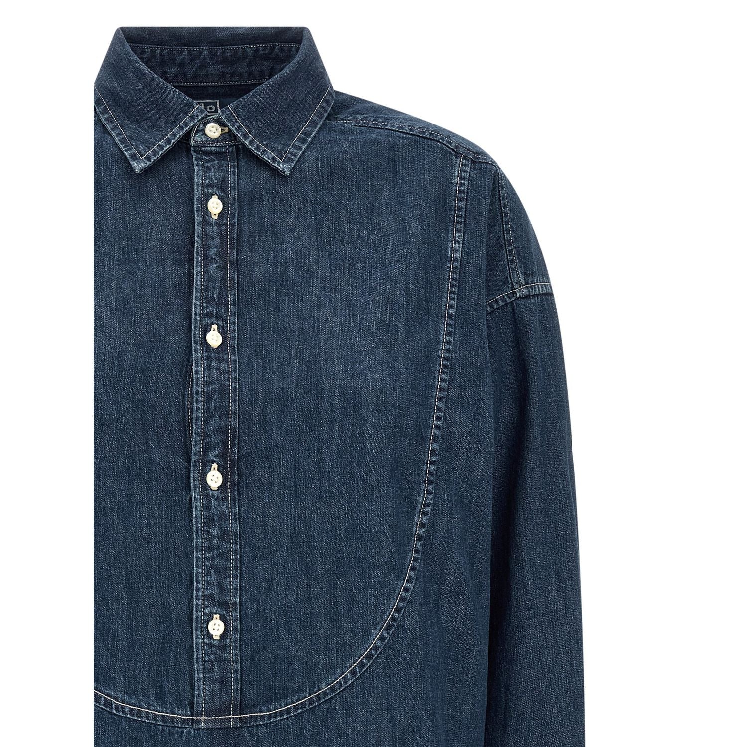 Polo Ralph Lauren Blue Cotton Blouse