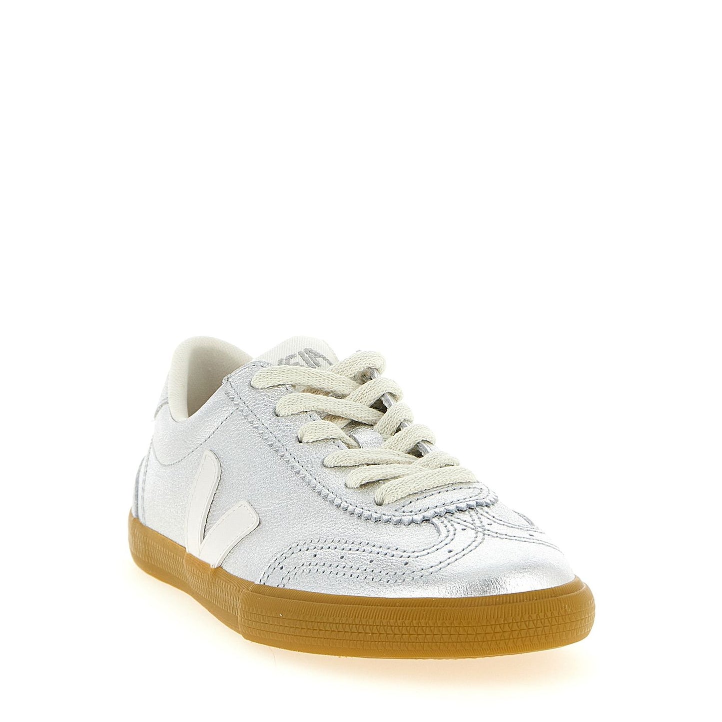 Veja Silver Genuine Leather Sneakers