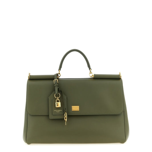 Dolce & Gabbana Bicolor Calfskin Handbag