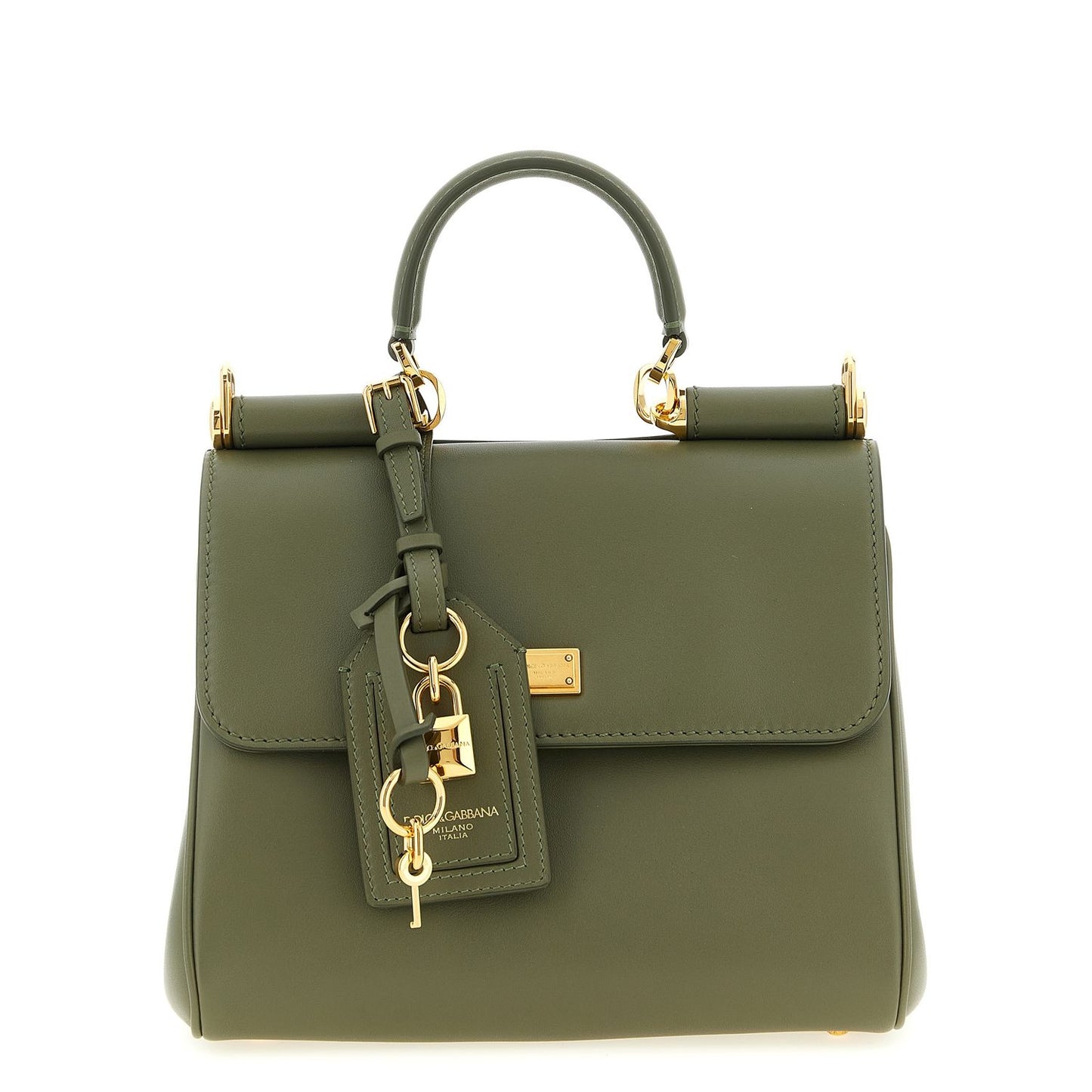 Dolce & Gabbana Bicolor Calfskin Handbag