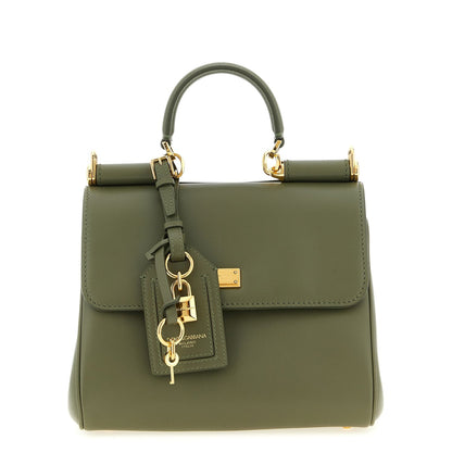 Dolce & Gabbana Bicolor Calfskin Handbag