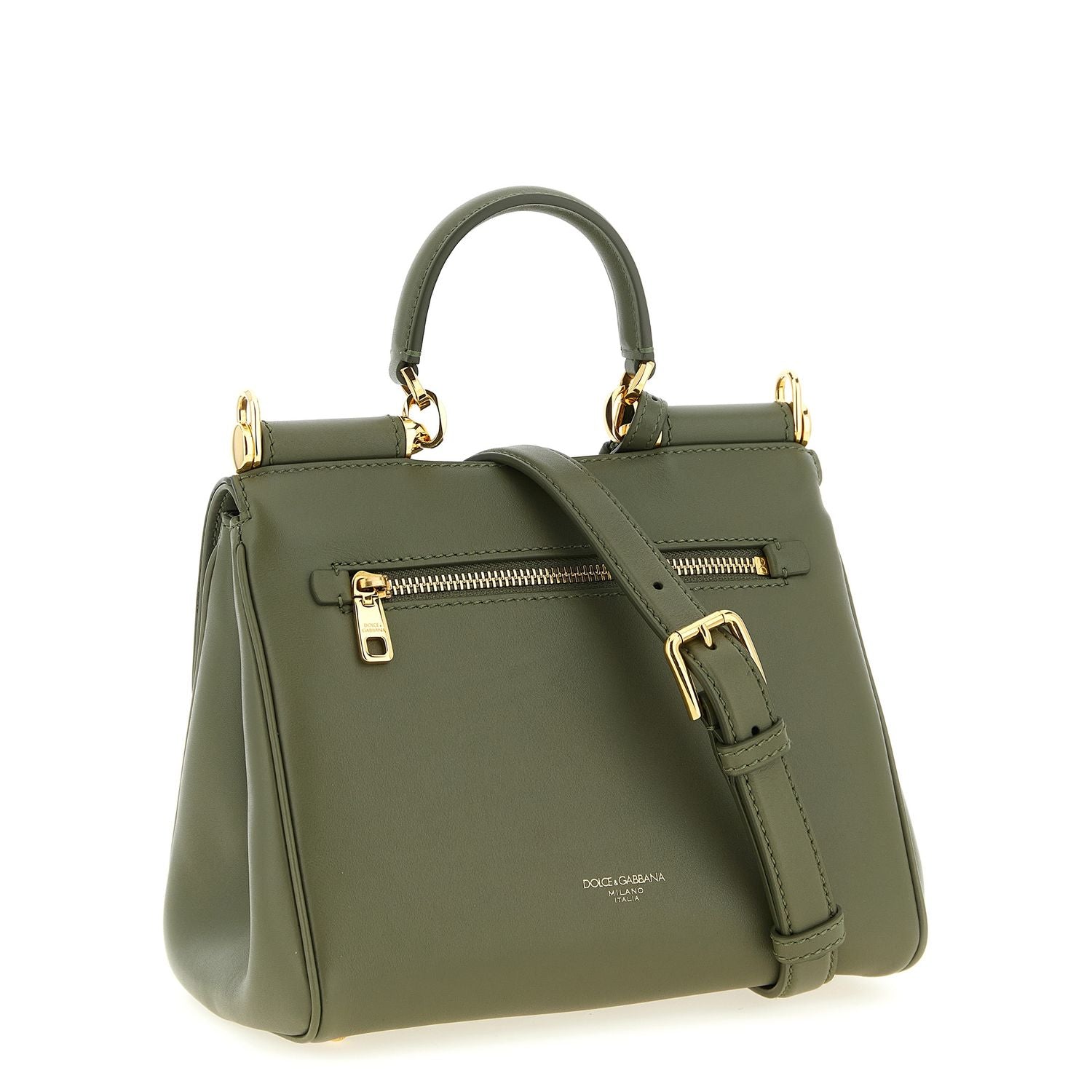 Dolce & Gabbana Bicolor Calfskin Handbag