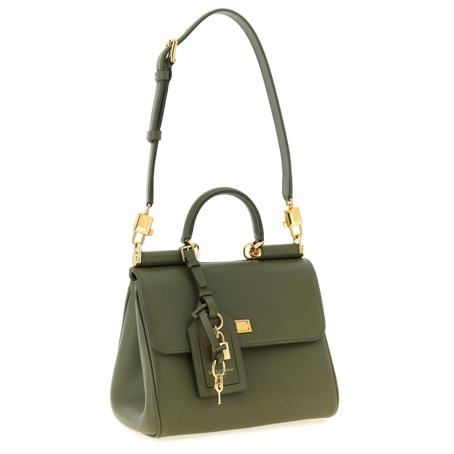 Dolce & Gabbana Bicolor Calfskin Handbag