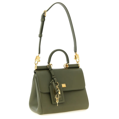 Dolce & Gabbana Bicolor Calfskin Handbag