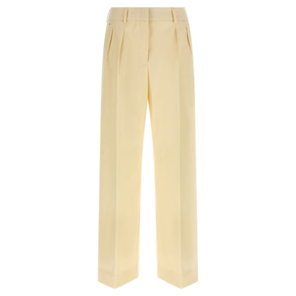 Moncler Beige Cotton Dress Pants
