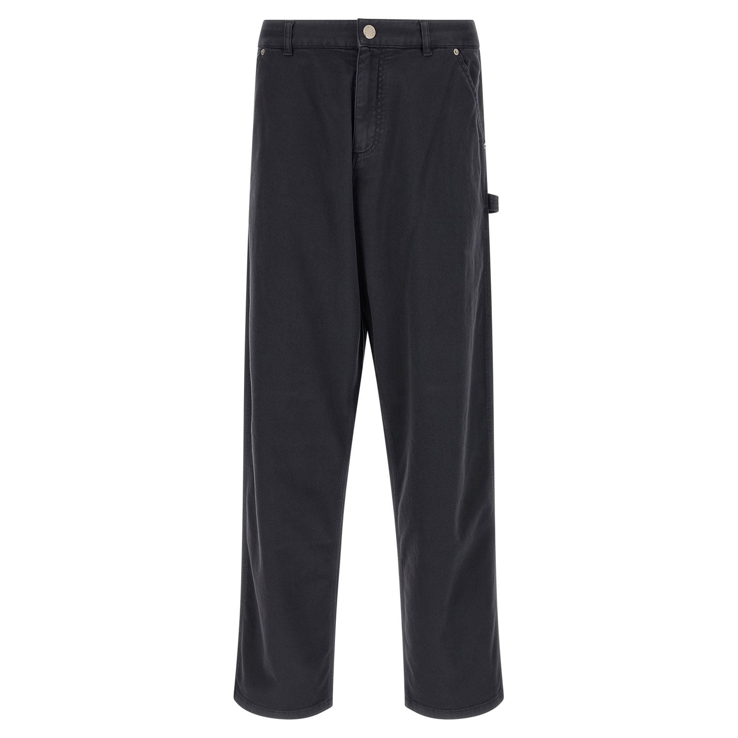 Moncler Blue Cotton Cargo Pants