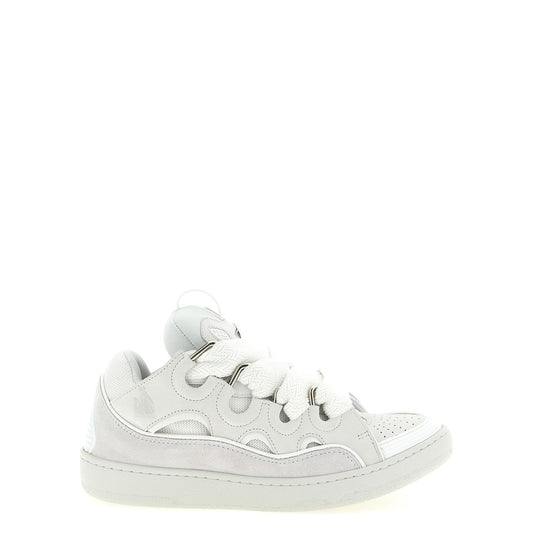 Lanvin White Calfskin Chunky Sneakers