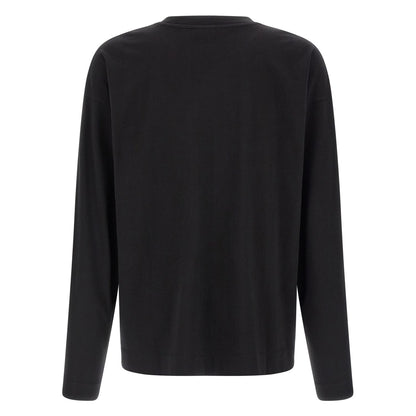 Dries Van Noten Black Cotton T-Shirt